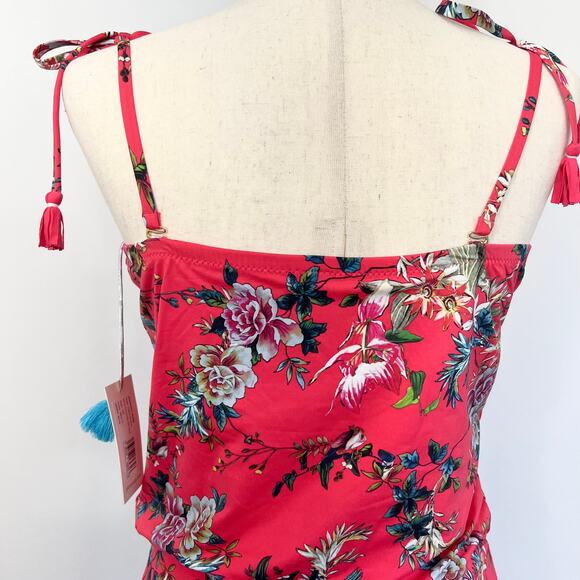 Johnny Was Malakye Blouson One-Piece Swimsuit | Size: XS NWT - Picture 5 of 12